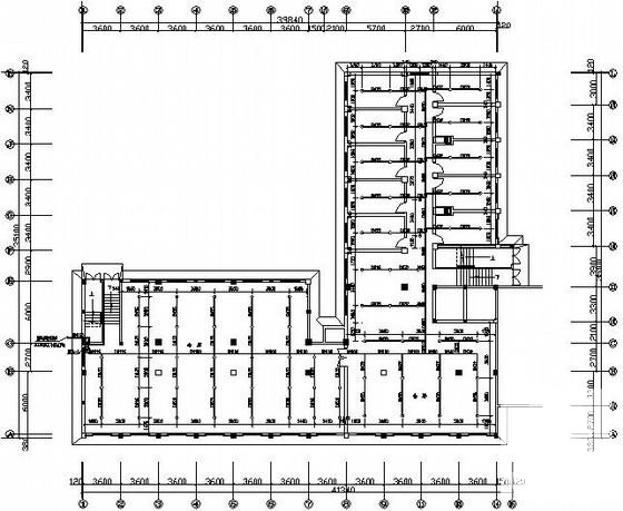 6层医院给排水消防CAD施工图纸(自动喷淋系统图) - 1