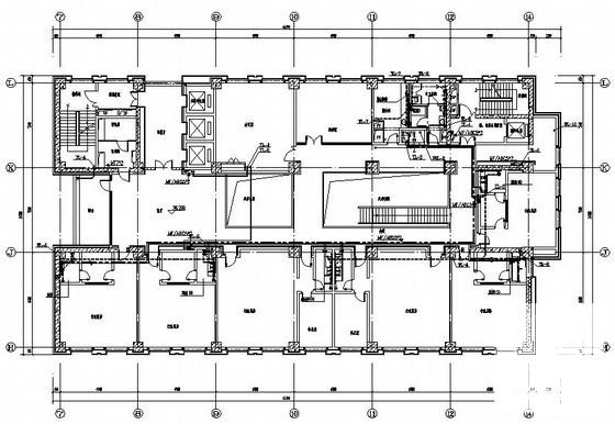 20层研究院科研楼给排水消防CAD施工图纸（虹吸雨水系统） - 3