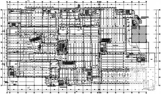 7层层商业楼给排水工程改造CAD施工图纸（大空间主动喷水灭火系统） - 1