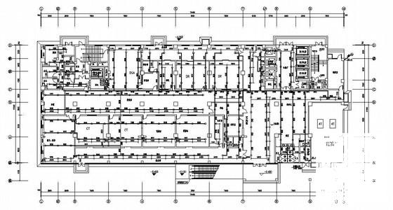 12层医院内科综合大楼给排水施工工程CAD图纸 - 1