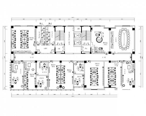 9层供电公司生产营业楼给排水CAD施工图纸(平面布置图) - 1