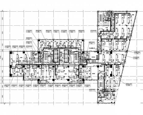 20层公共建筑空调通风防排烟系统CAD施工图纸 - 1