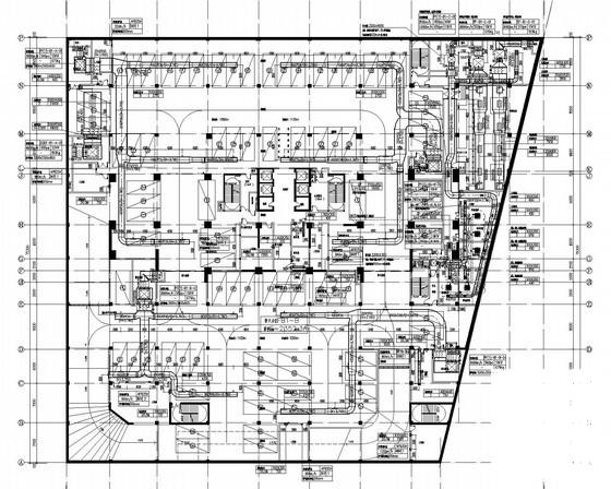 20层公共建筑空调通风防排烟系统CAD施工图纸 - 2