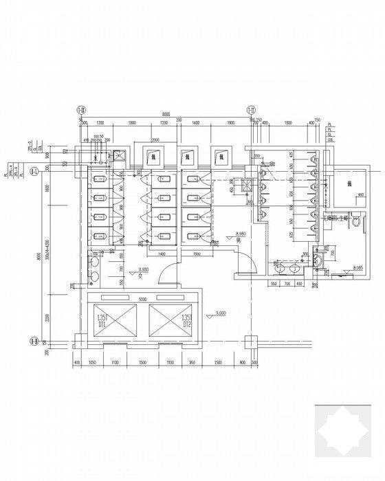 7层学院图书馆给排水CAD施工图纸(自动喷水灭火系统) - 4