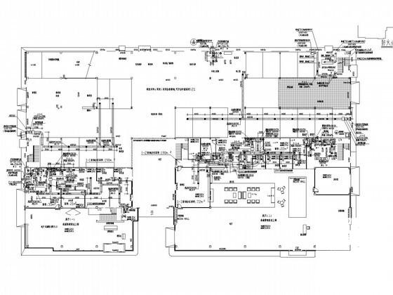 3层公共建筑通风及防排烟系统设计CAD施工图纸 - 1