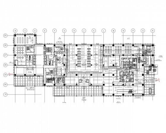 26层国际金融中心五星级酒店给排水初设CAD图纸 - 1