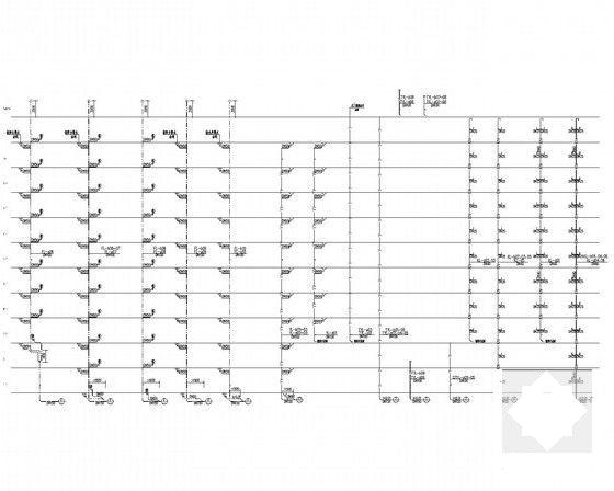 普通高层住户楼给排水CAD施工图纸（11层） - 4