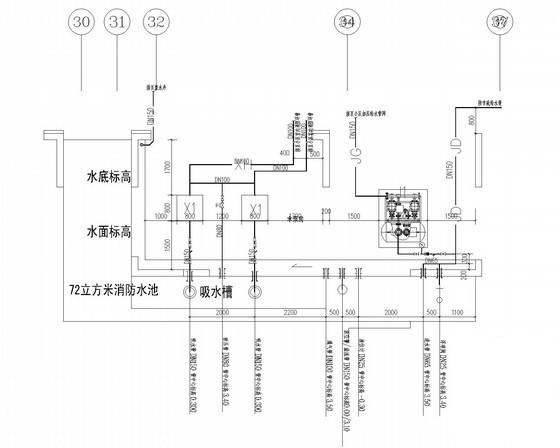 普通高层住户楼给排水CAD施工图纸（11层） - 5