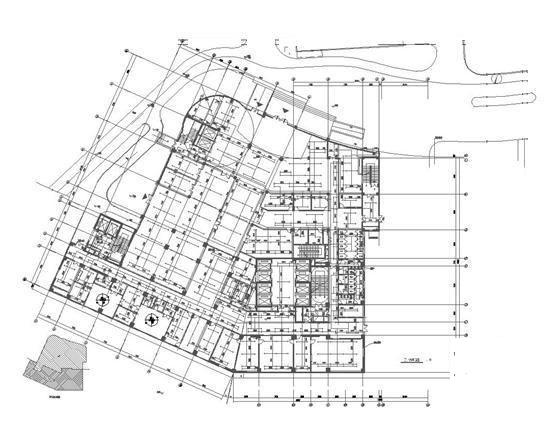 16层医院高层建筑给排水（喷淋）CAD图纸 - 1