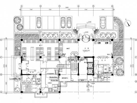 22层酒店给排水及消防系统CAD施工图纸（地下室） - 1