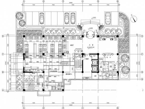 22层酒店给排水及消防系统CAD施工图纸（地下室） - 4