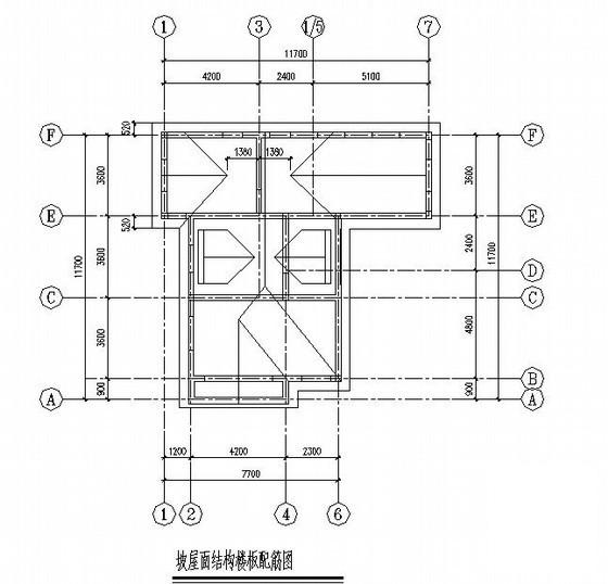 2层条形基础砌体结构别墅结构CAD施工图纸（6度抗震） - 2