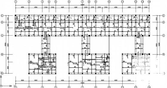 3层桩基础砌体别墅结构CAD施工图纸（6度抗震） - 1