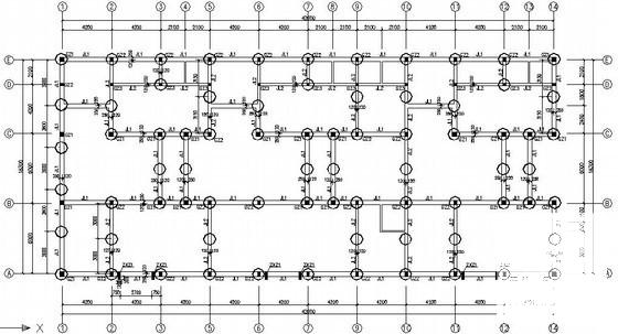 3层桩基础砌体别墅结构CAD施工图纸（6度抗震） - 3