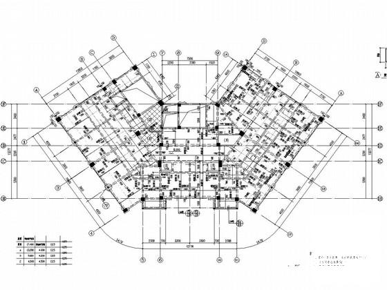 4层框架结构酒店结构CAD施工图纸(基础设计等级) - 2