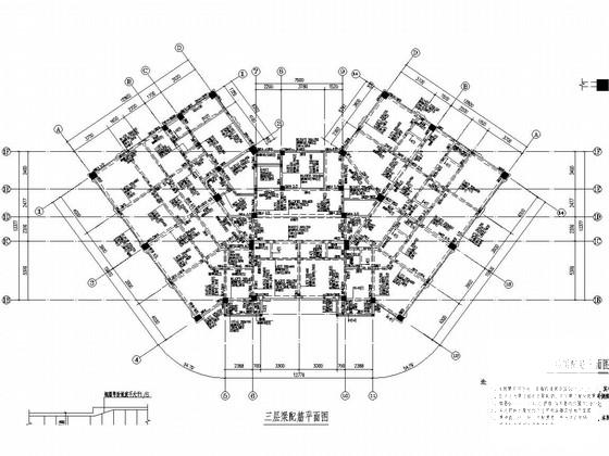 4层框架结构酒店结构CAD施工图纸(基础设计等级) - 3