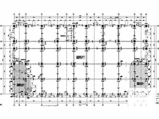 7层框架结构医院业务综合楼及食堂结构图纸(梁平法施工图) - 1