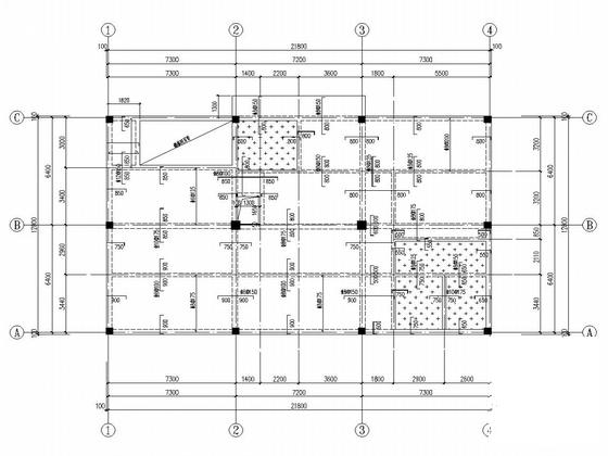 7层框架结构医院业务综合楼及食堂结构图纸(梁平法施工图) - 4