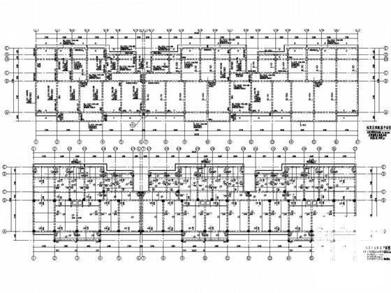 5层框架结构小区住宅楼结构CAD施工图纸 - 2