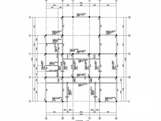 单层框架结构会议中心结构CAD施工图纸 - 3