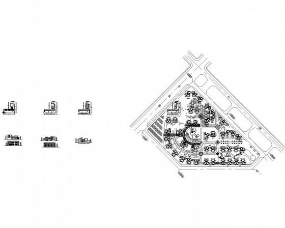 3层九班现代型幼儿园建筑方案设计图纸（总） - 4