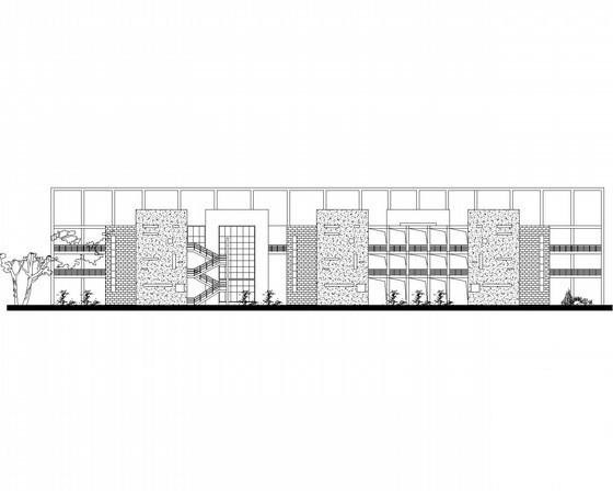 3层二十四班现代型幼儿园建筑方案设计图纸(总平面图) - 1