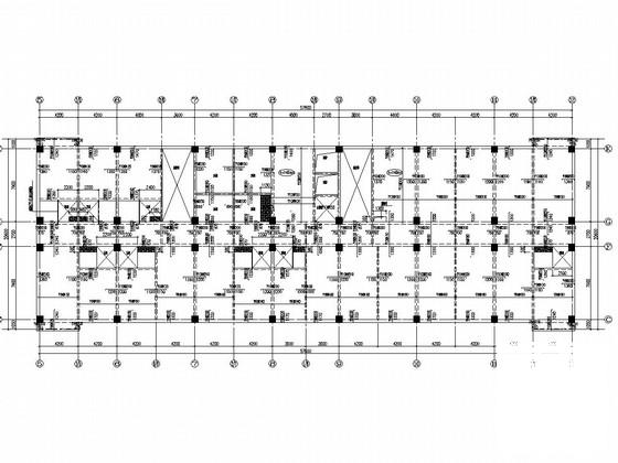 5层框架结构综合楼CAD施工图纸（带裙楼及建筑图纸） - 2