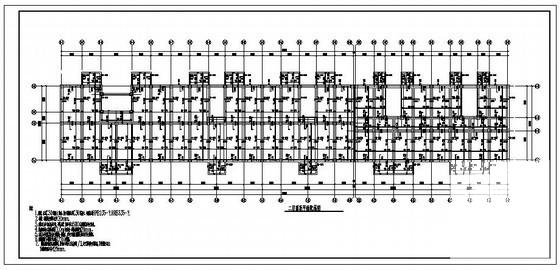 底框一托5层住宅楼结构设计图纸(平面布置图) - 4