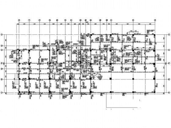 15层框架结构高层酒店梁板结构CAD施工图纸 - 2