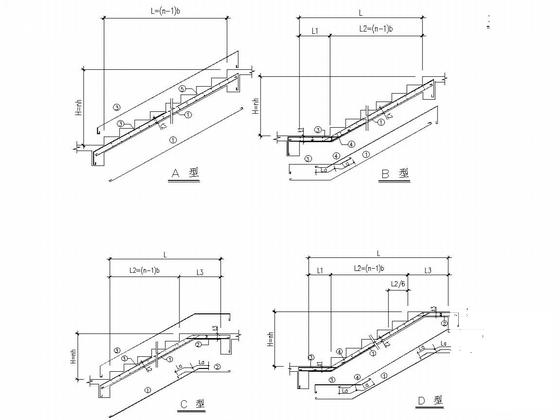 3层框架结构商业街临街商铺结构CAD施工图纸(预应力混凝土管桩) - 5
