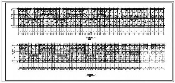 底框两层上托4层住宅楼结构设计CAD施工图纸(筏形基础平法) - 3