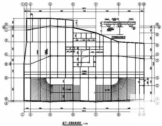 11层钢框架办公楼结构CAD施工图纸（7度抗震） - 2
