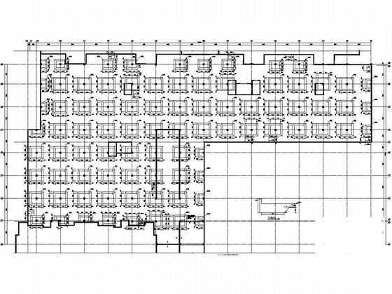 现浇钢筋混凝土板柱结构地下车库结构图纸 - 3