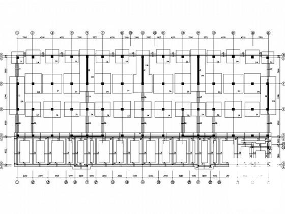 6层砖混底框抗震墙综合楼结构图纸（建筑图纸） - 2