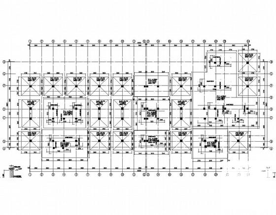 5层框架结构附属中学宿舍楼结构图纸）(柱下独立基础) - 1