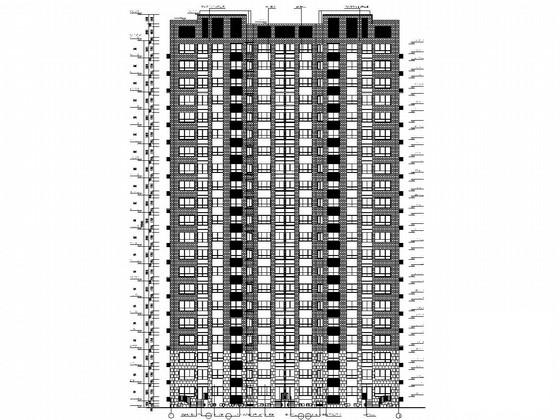 21层剪力墙结构住宅楼结构施工图纸（建筑施工图纸） - 1