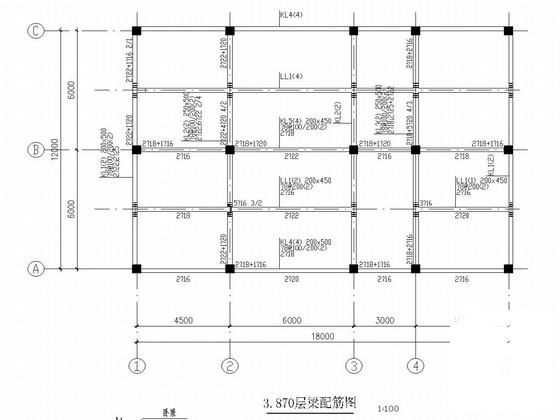 两层框架结构厂区餐厅结构图纸 - 3