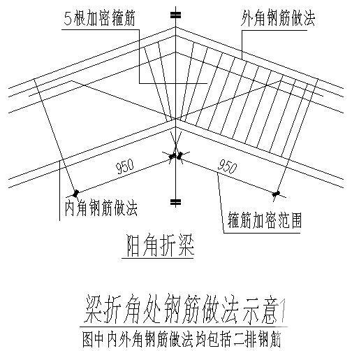 独立基础单层框架结构别墅结构CAD施工图纸(坡屋面) - 4
