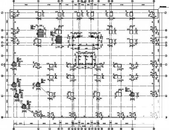 32层桩基础纯剪力墙住宅楼结构CAD施工图纸（6度抗震）(平面布置图) - 2