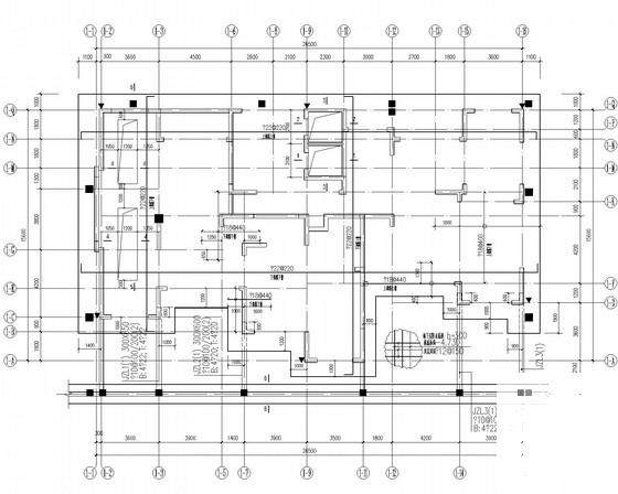 17层筏板基础带地下车库住宅楼结构CAD施工图纸（6度抗震） - 1