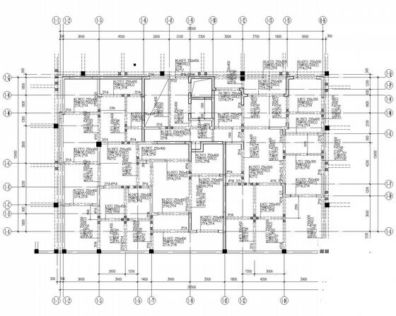 17层筏板基础带地下车库住宅楼结构CAD施工图纸（6度抗震） - 4