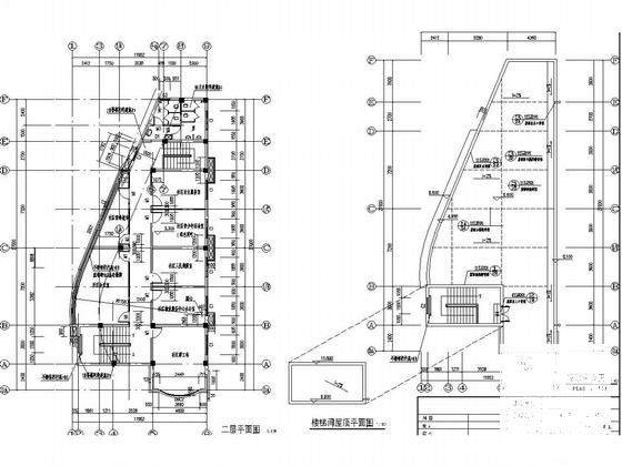 两层框架结构带1层地下室服务综合楼结构施工图纸（建筑施工图纸）(柱下条形基础) - 5