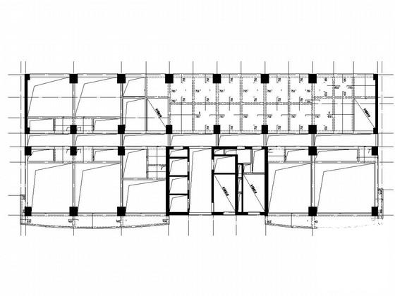 22层框剪办公楼34层框剪住宅楼结构CAD施工图纸（2013年1月出图纸） - 2