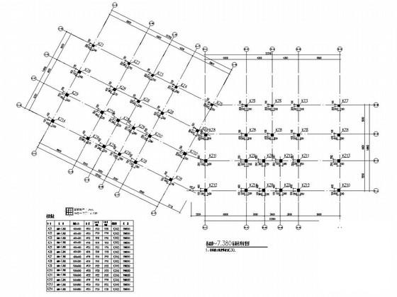 61层底框砖混结构商住楼结构CAD施工图纸（建筑图纸） - 3