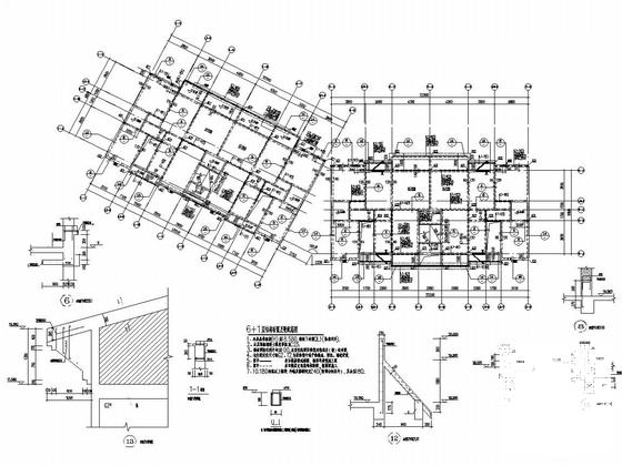 61层底框砖混结构商住楼结构CAD施工图纸（建筑图纸） - 5