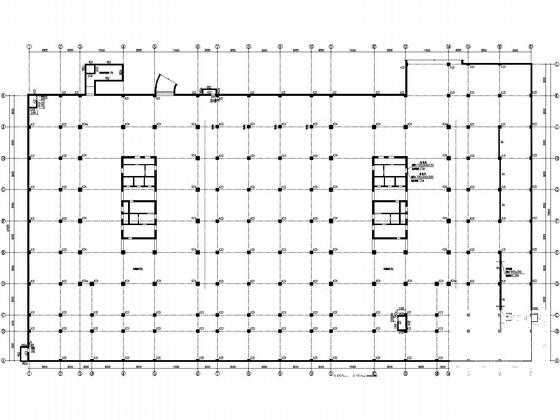 框架核心筒商业综合楼结构CAD施工图纸(现浇钢筋混凝土) - 4