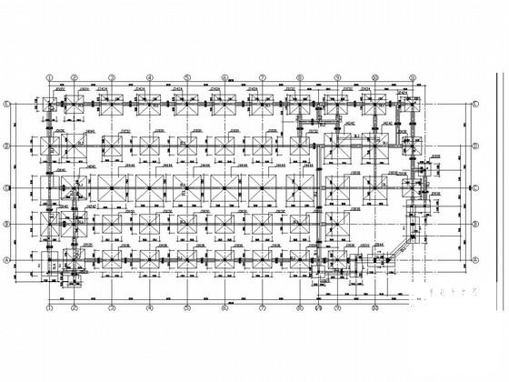 3层框架办公楼建筑及结构图纸（施工组织设计） - 2