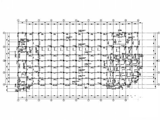 3层框架办公楼建筑及结构图纸（施工组织设计） - 4