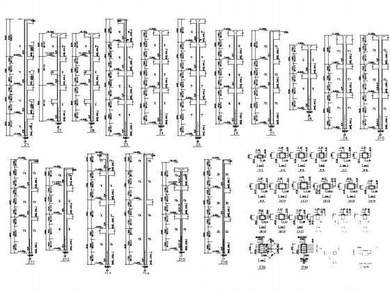 3层框架办公楼建筑及结构图纸（施工组织设计） - 5