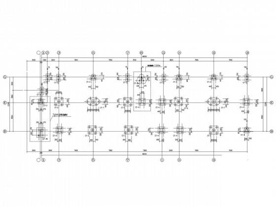 7层框架大厦办公楼结构CAD施工图纸(管桩) - 2